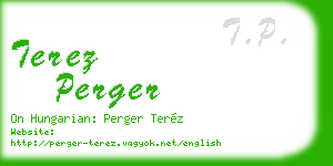 terez perger business card